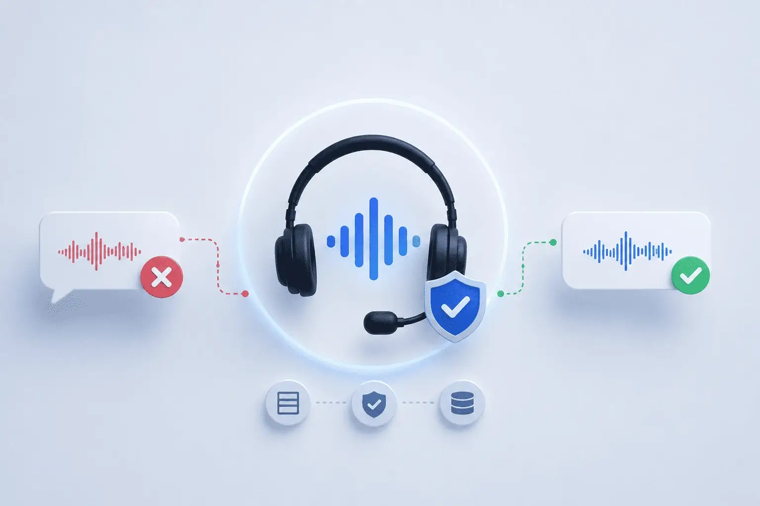 KI-Telefonassistent prüft falsche und freigegebene Antworten